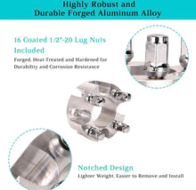 Load image into Gallery viewer, 2" Golf Cart Black Wheel Spacers Adapters for EZGO/Club Car/Yamaha/Cushman