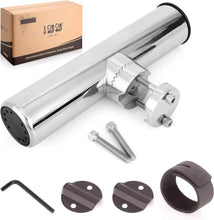 Load image into Gallery viewer, Stainless Steel Fishing Rod Holders for EZGO, Yamaha, Club Car Golf Cart (x2)