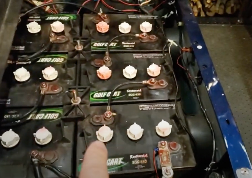 How to replace lead-acid batteries in EZGO TXT Golf Cart