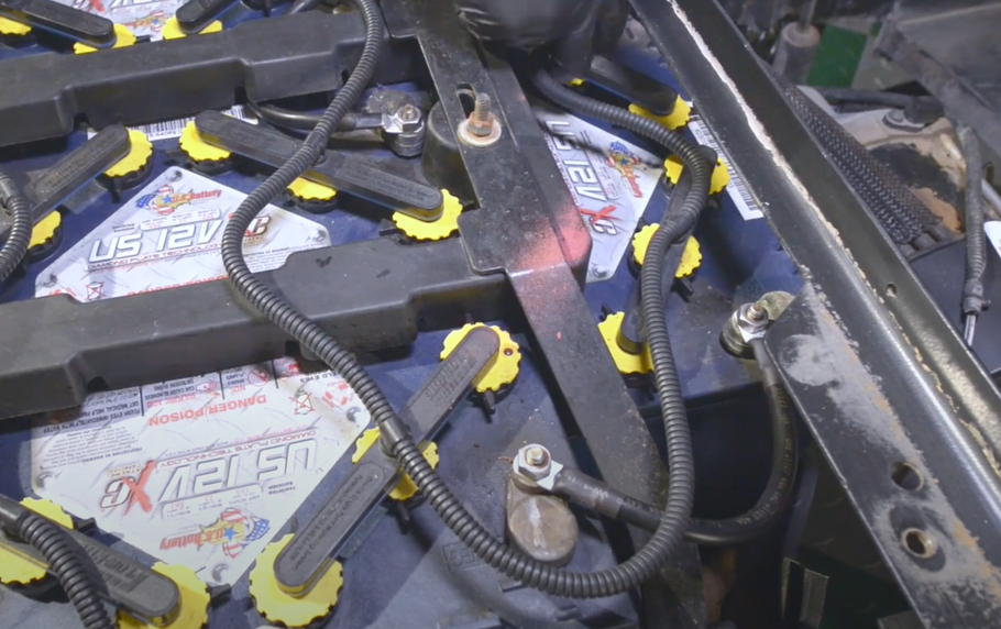 How to replace lead-acid batteries in EZGO RXV Golf Cart