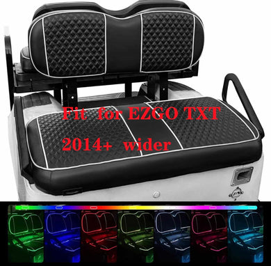 BT RGB Color Changing Golf Cart Seat Covers for EZGO TXT 2014+