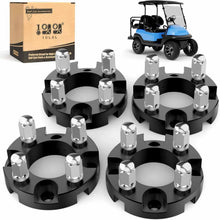 Load image into Gallery viewer, 1-Inch Golf Cart Wheel Spacers Kit (4 Pack) – Fits Yamaha, Club Car &amp; EZGO