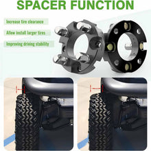 Load image into Gallery viewer, 1-Inch Golf Cart Wheel Spacers Kit (4 Pack) – Fits Yamaha, Club Car &amp; EZGO