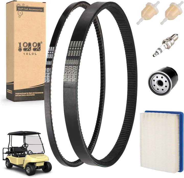 Club Car DS Tune-Up Kit with Drive & Starter Belts – 1992–2004 FE290 / FE350
