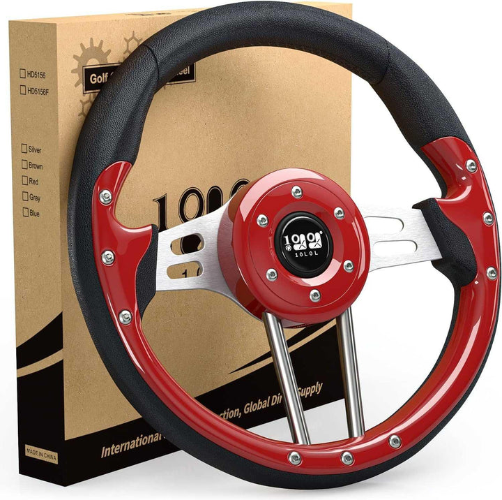 12.5" Golf Cart Steering Wheel for EZGO, Club Car & Yamaha