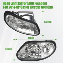 Load image into Gallery viewer, 12V Golf Cart Headlight Kit for EZGO Freedom TXT/T48 (2014 -Up) Gas/Electric