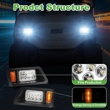 Load image into Gallery viewer, 12V Golf Cart Headlight Kit for Yamaha G14 G16 G19 G22 Gas or Electric