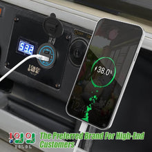 Load image into Gallery viewer, 12V USB &amp; Type-C Quick Charge 3.0 Outlet for Golf Cart, UTV, and Boat (Universal)
