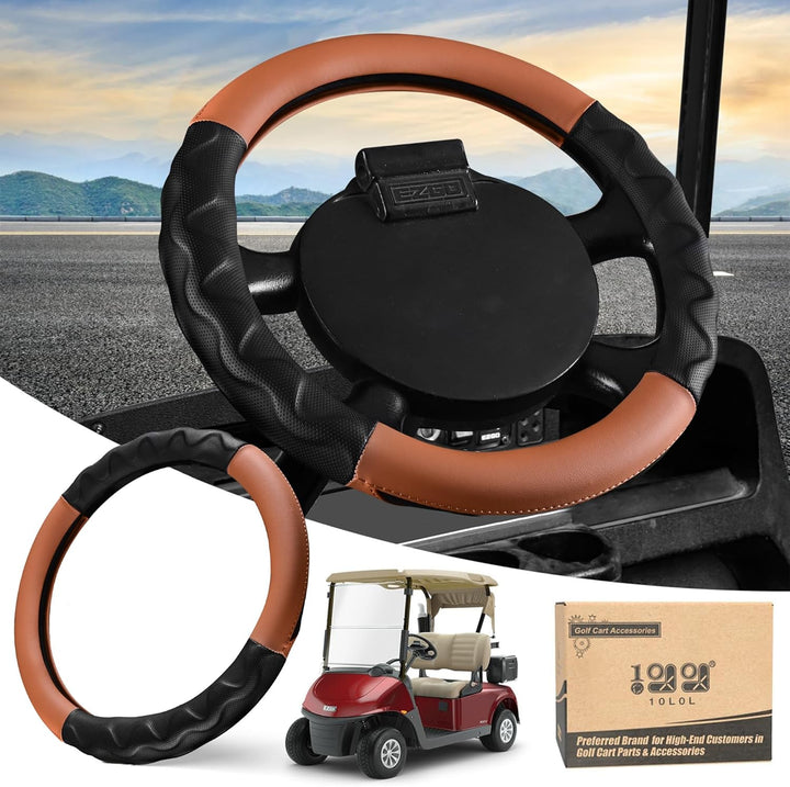 13 Inch Golf Cart Steering Wheel Cover for EZGO TXT & RXV, Comfortable to Hold