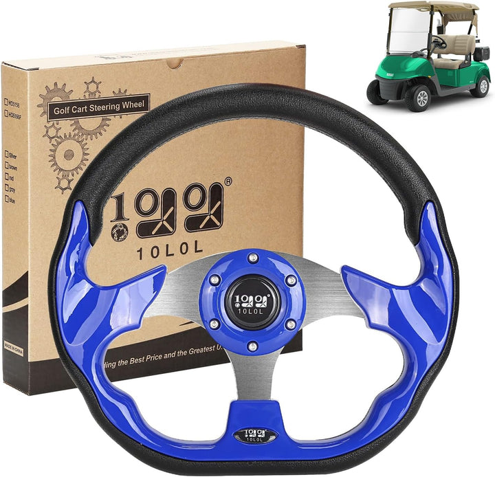 13" Universal Golf Cart Steering Wheel for EZGO, Club Car & Yamaha