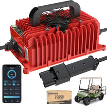 Load image into Gallery viewer, 15A 48V Golf Cart Battery Charger for Yamaha G19 &amp; G22 - Innovative Bluetooth APP Function