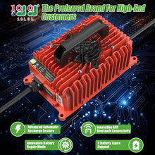 Load image into Gallery viewer, 15A 48V Golf Cart Battery Charger for Yamaha G19 &amp; G22 - Innovative Bluetooth APP Function