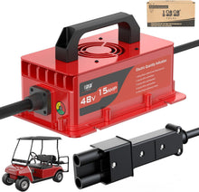 Load image into Gallery viewer, 15A 48V Golf Cart Battery Charger for Yamaha G19 &amp; G22 with 2-Pin Plug