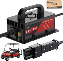 Load image into Gallery viewer, 15A 48V Golf Cart Battery Charger for Yamaha G19 &amp; G22 with 2-Pin Plug