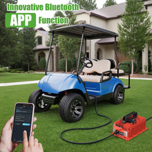 Load image into Gallery viewer, 15A 48V Golf Cart Battery Charger for Yamaha G29 with 3-Pin Round Plug