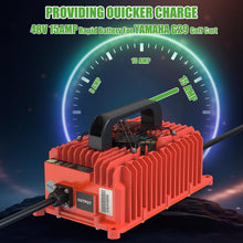 Load image into Gallery viewer, 15A 48V Golf Cart Battery Charger for Yamaha G29 with 3-Pin Round Plug