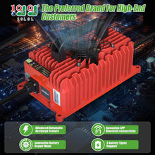Load image into Gallery viewer, 15A 48V Golf Cart Battery Charger for Yamaha G29 with 3-Pin Round Plug