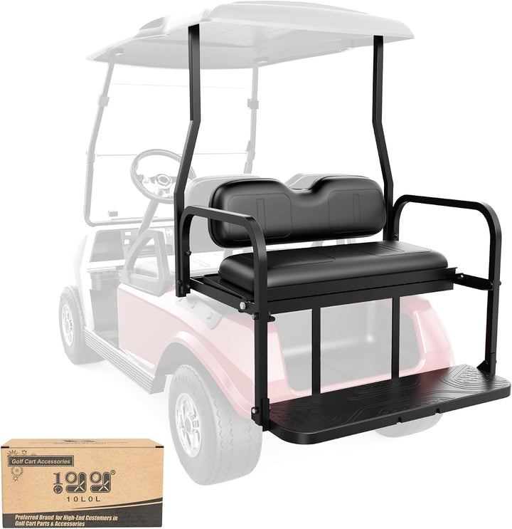 180° Flip Golf Cart Back Seat for Club Car DS (All Years) Ergonomic Comfort Seat