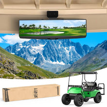 Load image into Gallery viewer, 180° Panoramic Golf Cart Rear View Mirror with LED Light | Universal Fit