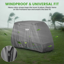 Load image into Gallery viewer, 2/4/4+2 Passenger Golf Cart Cover Upgrade Extended Roof for Yamaha, EZGO, Club Car
