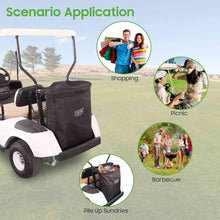 Load image into Gallery viewer, 2 Passenger Golf Cart Storage Bag with Zipper for Yamaha EZGO Club Car