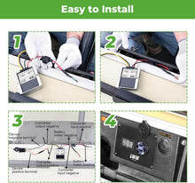 Load image into Gallery viewer, 240W 36V/48V to 12V Golf Cart Voltage Converter - IP68 Waterproof, 20A Output with Overload Protection