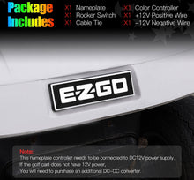Load image into Gallery viewer, BT RGB EZGO Golf Cart Color Changing Front Name Plate for TXT 1994-2013