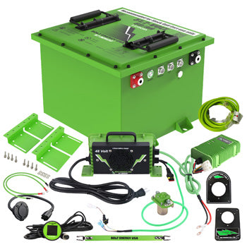 BOLT Energy 51.2V 60Ah complete lithium battery kit for EZGO RXV