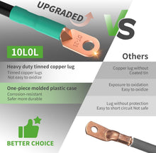 Load image into Gallery viewer, 36V Golf Cart Battery Cable Set for Yamaha G14 G16 - 4 Gauge Tin-Plated Copper (5pc)
