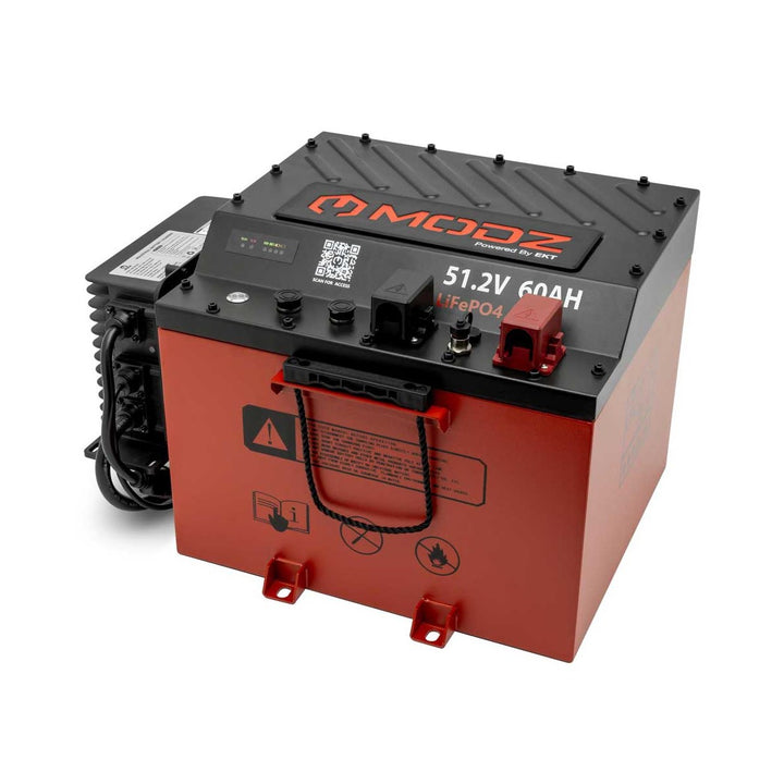 MODZ 51.2V 60Ah Nano lithium golf cart battery bundle