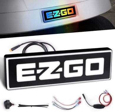 BT RGB EZGO Golf Cart Color Changing Front Name Plate for TXT 1994-2013