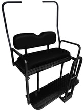 Load image into Gallery viewer, SGC NOMAD Rear Flip Seat Kit for Club Car DS 1982–2000.5 – Black Cushions, Roof Supports, Cargo Bed &amp; Grab Bar — included bundle component