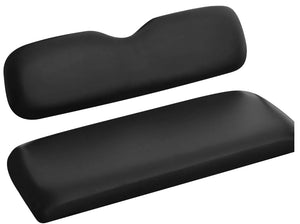 NOMAD Golf Cart Rear Flip Seat Club Car DS 2000.5-2013 Black Cushion Set