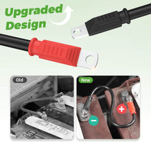 Load image into Gallery viewer, 4-Gauge Golf Cart Battery Cables for EZGO RXV &amp; Club Car Precedent 48V (3PCS)