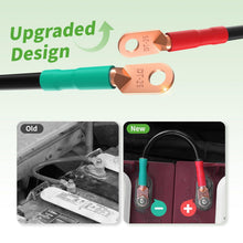 Load image into Gallery viewer, 4 Gauge Golf Cart Battery Cables for EZGO RXV &amp; Club Car Precedent