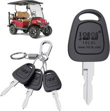 Load image into Gallery viewer, 4 Pack Golf Cart Keys for Club Car DS 1982-up and Precedent 2004-up