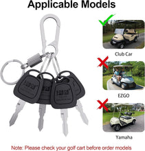 Load image into Gallery viewer, 4 Pack Golf Cart Keys for Club Car DS 1982-up and Precedent 2004-up