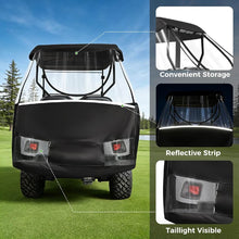Load image into Gallery viewer, 4-Passenger Deluxe Golf Cart Enclosure for EZGO TXT, Heavy-Duty 600D Waterproof Rain &amp; Snow Cover