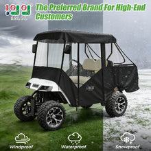 Load image into Gallery viewer, 4-Passenger Deluxe Golf Cart Enclosure for EZGO TXT, Heavy-Duty 600D Waterproof Rain &amp; Snow Cover