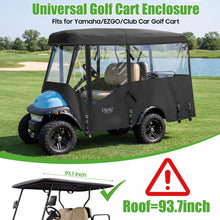 Load image into Gallery viewer, 4 Passenger Golf Cart Enclosure for Yamaha, Club Car &amp; EZGO