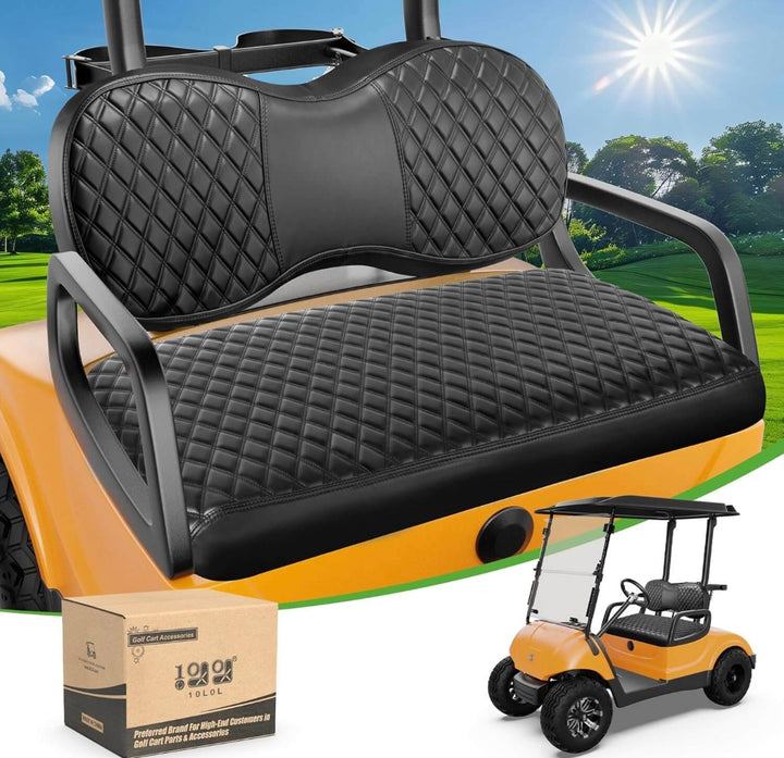Vinyl Waterproof Golf Cart Front Seat Covers for Yamaha Drive
