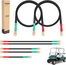Load image into Gallery viewer, 48 Volt Golf Cart Battery Cables Kit for EZGO TXT &amp; Club Car Precedent