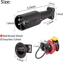 Load image into Gallery viewer, 48V DC Golf Cart Charger Plug and Socket 3-Prong for Club Car DS &amp; Powerdrive