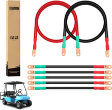 Load image into Gallery viewer, 48V Golf Cart Battery Cable Set for Club Car DS &amp; Precedent (1994-Up, 7 PCS, 3/4 AWG)