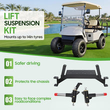 Load image into Gallery viewer, 5 Inch Lift Kit with Spindle Assembly for EZGO TXT 2001.5-2020 Golf Carts