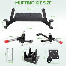 Load image into Gallery viewer, 5 Inch Lift Kit with Spindle Assembly for EZGO TXT 2001.5-2020 Golf Carts