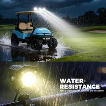 Load image into Gallery viewer, 5000 Lumens Universal Spot Flood LED Work Light Kit for Golf Cart, UTV, and SUV