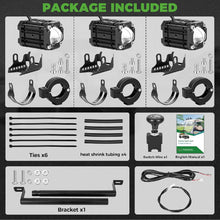 Load image into Gallery viewer, 5000 Lumens Universal Spot Flood LED Work Light Kit for Golf Cart, UTV, and SUV