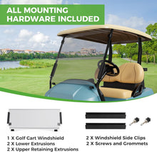 Load image into Gallery viewer, 5mm Acrylic Folding Windshield for Club Car Precedent, Tempo &amp; Onward — photo 8