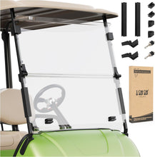 Load image into Gallery viewer, 5MM Folding Golf Cart Windshield for Yamaha G29/Drive 2007–2016 | DOT Certified